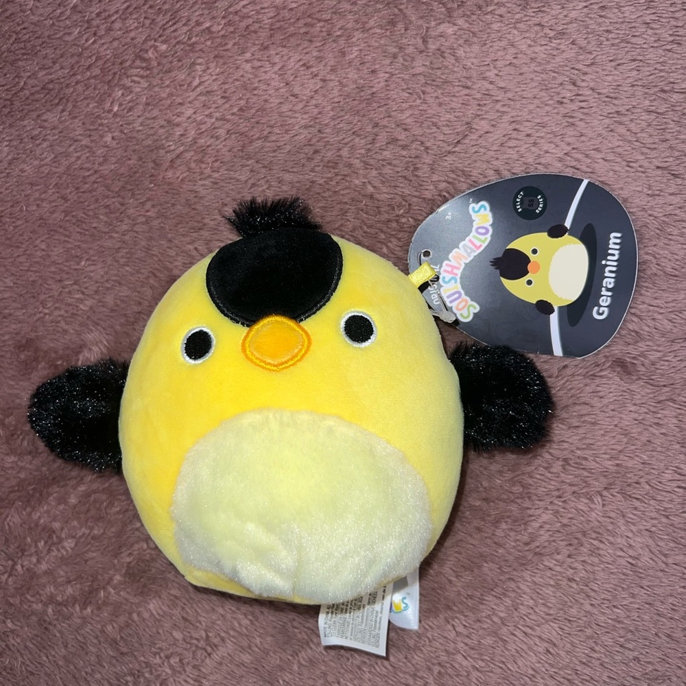 Squishmallows Yellow Bird Plush